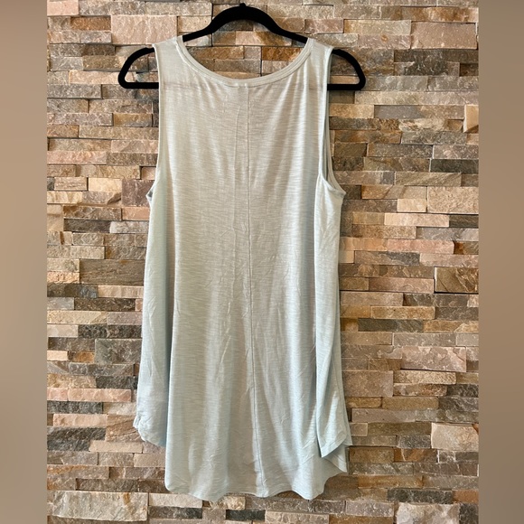 Old Navy Luxe L Tall tank, color very light almost mint green - Picture 2 of 3